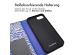 iMoshion ﻿Design Klapphülle für das iPhone SE (2022 / 2020) / 8 / 7 / 6(s) - White Blue Stripes