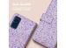iMoshion ﻿Design Klapphülle für das Samsung Galaxy S20 FE - Purple White Flowers