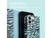 iMoshion ﻿Design Klapphülle für das iPhone 12 (Pro) - Black Blue Stripes