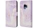 iMoshion ﻿Design Klapphülle für das Samsung Galaxy S9 - Purple Marble