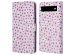 iMoshion ﻿Design Klapphülle für das Google Pixel 6a - Purple Flowers