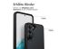 Accezz Rugged Frosted Back Cover für das Samsung Galaxy S22 - Schwarz