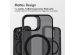 Accezz Rugged Frosted Back Cover mit MagSafe für das iPhone 14 Pro - Schwarz