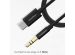 iMoshion ﻿AUX-Kabel – 3,5 mm/Audio-Klinkenbuchse auf USB-C-Kabel – Stecker auf USB-C – 1 Meter – Schwarz