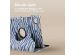 iMoshion 360° drehbare Design Klapphülle für das Samsung Galaxy Tab A9 8.7 Zoll - White Blue Stripes