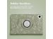 iMoshion 360° drehbare Design Klapphülle für das Samsung Galaxy Tab A9 8.7 Zoll - Green Flowers