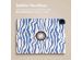 iMoshion 360° drehbare Design Klapphülle für das iPad Pro 12.9 (2018 / 2020 / 2021 / 2022) - White Blue Stripes