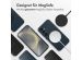 Accezz MagSafe Leather Backcover für das Samsung Galaxy S24 - Nightfall Blue