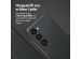 Accezz 2-in-1 Klapphülle aus Leder mit MagSafe für das Samsung Galaxy S23 - Onyx Black