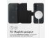 Accezz 2-in-1 Klapphülle aus Leder mit MagSafe für das Samsung Galaxy S23 - Onyx Black