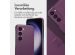 Accezz 2-in-1 Klapphülle aus Leder mit MagSafe für das Samsung Galaxy S23 - Heath Purple