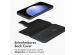 Accezz 2-in-1 Klapphülle aus Leder mit MagSafe für das Samsung Galaxy S23 FE - Onyx Black