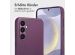 Accezz 2-in-1 Klapphülle aus Leder mit MagSafe für das Samsung Galaxy S24 Plus - Heath Purple