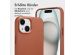 Accezz 2-in-1 Klapphülle aus Leder mit MagSafe für das iPhone 15 - Sienna Brown