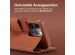 Accezz 2-in-1 Klapphülle aus Leder mit MagSafe für das iPhone 15 Pro Max - Sienna Brown