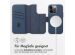 Accezz 2-in-1 Klapphülle aus Leder mit MagSafe für das iPhone 14 Pro - Nightfall Blue