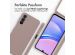 iMoshion Silikonhülle mit Band für das Samsung Galaxy A15 (5G/4G) - Sand Pink