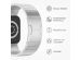Selencia Gliederarmband aus Edelstahl für die Apple Watch Series 1-9 / SE / Ultra (2) – 42/44/45/49 mm – Silber