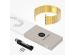 Selencia Gliederarmband aus Edelstahl für die Apple Watch Series 1-9 / SE / Ultra (2) – 42/44/45/49 mm – Gold