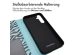 iMoshion Design Klapphülle für das Samsung Galaxy A55 - Black Blue Stripes