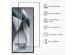 Accezz Vollflächige Schutzfolie aus gehärtetem Glas mit Applikator für das Samsung Galaxy S24 Ultra - Transparent