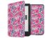 iMoshion Design Slim Hard Case Sleepcover für das Kobo Clara HD - Flower Watercolor