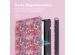 iMoshion Design Slim Hard Case Sleepcover mit Stand für das Kobo Libra H2O - Flower Watercolor