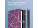 iMoshion Design Slim Hard Case Sleepcover mit Stand für das Kobo Libra H2O - Bordeaux Graphic