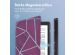 iMoshion Design Slim Hard Case Sleepcover für das Kobo Nia - Bordeaux Graphic