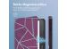 iMoshion Design Slim Hard Case Sleepcover mit Stand für das Kobo Libra 2 / Tolino Vision 6 - Bordeaux Graphic