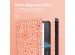 iMoshion Design Slim Hard Case Sleepcover mit Stand für das Kobo Libra 2 / Tolino Vision 6 - Orange Flowers Connect