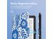 iMoshion Design Slim Hard Case Sleepcover für das Kobo Clara 2E / Tolino Shine 4 - Flower Tile