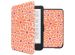 iMoshion Design Slim Hard Case Sleepcover für das Kobo Clara 2E / Tolino Shine 4 - Orange Flowers Connect