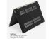 Selencia Cover mit Samtoberfläche für das MacBook Air 13 Zoll (2018-2020) - A1932 / A2179 / A2337 - Beige