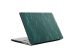 Selencia Cover mit Samtoberfläche für das MacBook Pro 13 Zoll (2020 / 2022) - A2289 / A2251 - Dunkelgrün