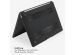 Selencia Cover mit Samtoberfläche für das MacBook Pro 14 Zoll (2021) / Pro 14 Zoll (2023) M3 chip - A2442 / A2779 / A2918 - Schwarz