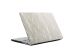 Selencia Cover mit Samtoberfläche für das MacBook Pro 14 Zoll (2021) / Pro 14 Zoll (2023) M3 chip - A2442 / A2779 / A2918 - Beige
