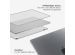 Selencia Glitzer Cover für das MacBook Air 15 Zoll (2023) / Air 15 Zoll (2024) M3 chip - A2941 / A3114 - Transparent