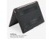Selencia Cover mit Samtoberfläche für das MacBook Air 15 Zoll (2023) / Air 15 Zoll (2024) M3 chip - A2941 / A3114 - Dunkelrot