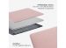 Selencia Cover mit gewebter Oberfläche für das MacBook Pro 16 Zoll (2021) / Pro 16 Zoll (2023) M3 chip - A2485 / A2780 / A2919 - Rosa