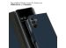 Selencia Echtleder Klapphülle für das Samsung Galaxy A15 (5G/4G) - Blau