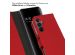 Selencia Echtleder Klapphülle für das Samsung Galaxy A15 (5G/4G) - Rot