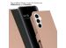 Selencia Echtleder Klapphülle für das Samsung Galaxy A55 - Dusty Pink