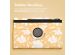 iMoshion 360° drehbare Design Klapphülle für das Samsung Galaxy Tab S9 FE Plus - Yellow Flowers