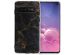 iMoshion Design Hülle für das Samsung Galaxy S10 - Black Marble