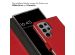 Selencia Echtleder Klapphülle für das Samsung Galaxy S24 Ultra - Rot