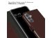 Selencia Echtleder Klapphülle für das Samsung Galaxy S24 Plus - Braun