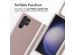 iMoshion Silikonhülle mit Band für das Samsung Galaxy S24 Ultra - Sand Pink