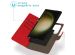 iMoshion Entfernbare 2-1 Luxus Klapphülle für das Samsung Galaxy S24 Ultra - Rot