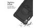 Accezz Robustes Back Cover mit Schultergurt für das Samsung Galaxy Tab S9 FE Plus / Tab S9 Plus 12.4 Zoll - Schwarz